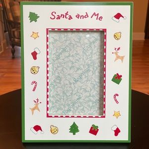 Exposures Santa and me frame-wood-holds 4x6 picture-adorable for the holidays!